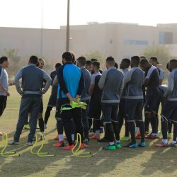 هجر يجري مرانه الرئيسي استعداداً لمباراة العروبة