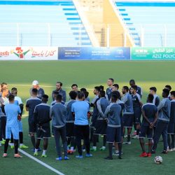 هجر يعاود تدريباته استعداداً لمباراة النهضة