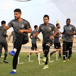 هجر يجري مرانه الرئيسي استعداداً لمباراة الرائد