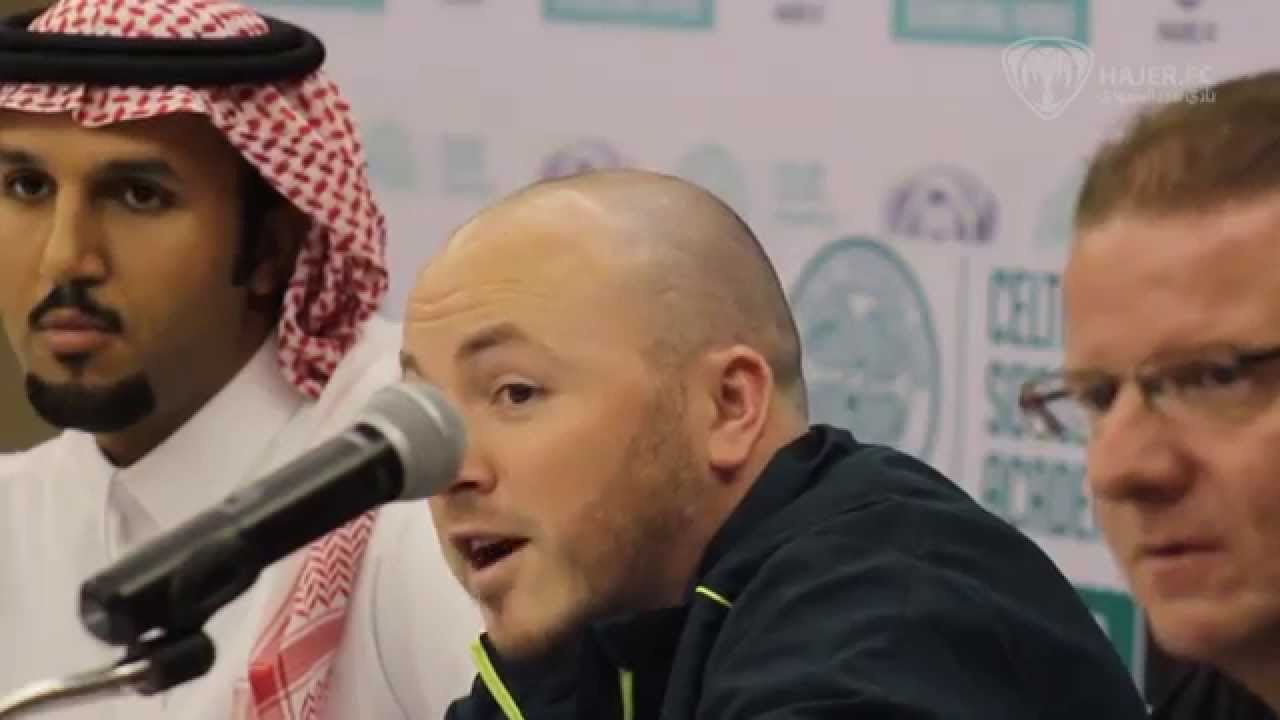 المؤتمر الصحفي الخاص بالحديث عن الشراكة الدولية بين نادي هجر ونادي سيلتك الاسكتلندي المؤتمر الصحفي الخاص بالحديث عن الشراكة الدولية بين نادي هجر ونادي سيلتك الاسكتلندي