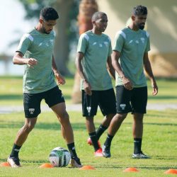 هجر يواصل تدريباته على فترتين وغداً يخوض ثالث تجاربه الودية