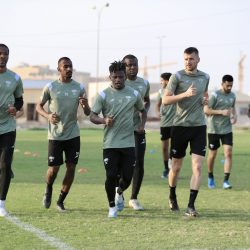 هجر يبدأ الاستعداد لمباراة العين هجر يبدأ الاستعداد لمباراة العين