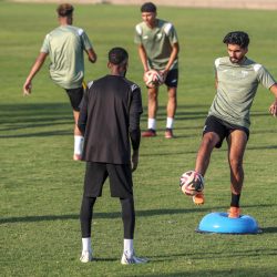 هجر يعاود تدريباته ويبدأ الاستعداد لمباراة الأنصار