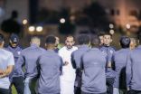 الفريق الأول بنادي هجر يعاود تدريباته بعد فترة التوقف