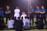 هجر يواصل الاستعداد لمباراة الطائي ورئيس النادي يجتمع باللاعبين