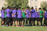 هجر يعاود تدريباته بعد المباراة الودية أمام القادسية