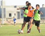 ناشئي هجر يجرون مرانهم الرئيسي استعدادا لمباراة عرعر