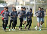 الفريق الأول لكرة القدم بنادي هجر يعاود تدريباته اليومية بعد التعادل مع العربي