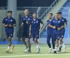 هجر يواصل تدريباته استعداداً لخوض مباراته الودية الثالثة