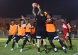 هجر يواصل تدريباته اليومية استعداداً لمواجهة الوطني