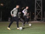هجر يجري مرانه الرئيسي استعداداً لمباراة الجندل